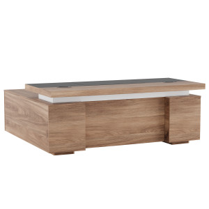 Стол письменный с тумбой и приставкой Pointex LVP19010106